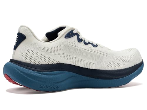 Saucony Men's Ride 19 Sneaker, Ivory/Storm, 8.5 by Saucony - Used condition - Image 5