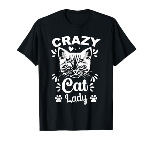Cat lady, Crazy cat lady T-Shirt