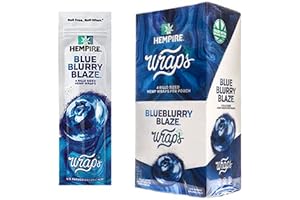 Blueblurry Blaze: Hemp Flavored Wraps