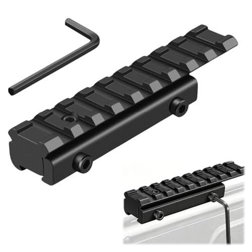 Adaptateur Rail 11mm, Rail Picatinny, Convertisseur De Montage Ar 11 Mm Queue D'Aronde Vers 20 Mm, pour Cibles Tactical Range Extender, d'extension Adaptateur de Montage de Lunette de Visée Base