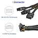 DKARDU 16 AWG PCIE 5.0 12VHPWR 600W 3x8 Pin to 16Pin (12+4Pin) 90 Degree Right Angle Supply Adapter Cable for Graphics Card RTX 4090 4080 3090TI 4070Ti (A Type)