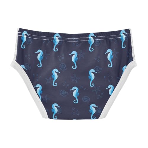visesunny Boys Cotton Underwear Blue Sea Horse and Starfish Animal Printed Toddler Soft Training Briefs Size 2T-8Y for Kids2