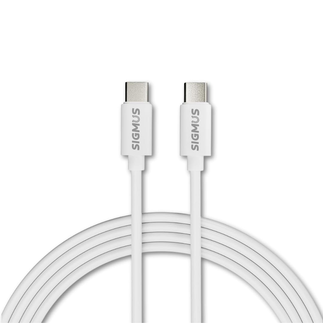 SIGMUS Type C TO C fast charging cable 6A,Compatible With 15/15 plus/15 pro/15 pro Max, S24/S23/S22/S21 FE, Macbook,Laptop & Other Android Devices (White). (B0D6GLK22S) Amazon Price History, Amazon Price Tracker