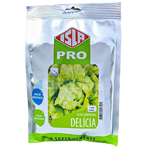 Sementes Alface Delícia Americana Peletizada (1000 un) ISLA