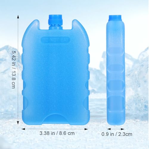Image of Housoutil Reusable Ice Packs for Cooler, 8pcs Portable Ice Blocks for Portable Air Conditioner Evaporative Cooler, Medium Freezable Packs for Office Bedroom Living Room Lunchbox and Camping