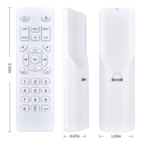 Télécommande pour lecteur CD Weeuus CD-806 et Kogdoa 806 - 3