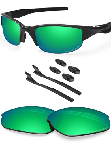 Kit verres Oakley Half Jacket 2.0 pour cyclisme et running outdoor Blazerbuck émeraude
