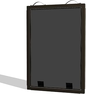 Window Screen Replacement Kit, 36", 48" and 60" Window Frames, White or Bronze, with Screen Mesh Roll. Easy Installation!