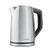 Produktbild Klarstein Teahouse - Wasserkocher, Teekocher, Korpus aus gebürstetem Edelstahl, 1,7 Liter, 3000 Watt, kabellos, einstellbar, Cool-Touch-Griff, Trockengehschutz/Überhitzungsschutz, silber