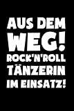  Rock n Roll: RocknRoll-Tänzerin im Einsatz!: Notizbuch / Notizheft für Rock n Roll Kleidung A5 (6x9in) liniert mit Linien