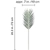 Artificial Areca Palm Leaves, 8 Pcs Faux Tropical Palm Tree Leaves Stems for Floral Arrangement, Hawaiian Luau, Jungle Beach Wedding Party Decor, 28 Inches Tall