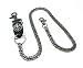 Produktbild Brieftaschenkette Karabiner Kellnerkette Hosenkette Sicherheitskette Leder Stahl 77cm Wallet Chain