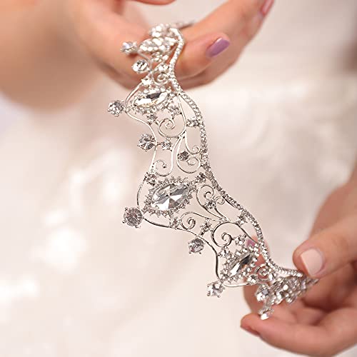 Corona de cristal plateado como regalo de bodas para novias y damas 4