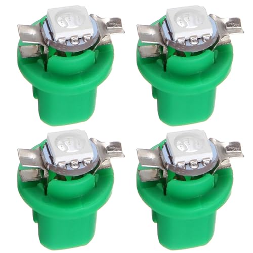 ECCPP 4x Instrument Cluster Dash Panel Lights B8.5D 1-5050-SMD Green