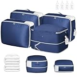 [GAIN D’ESPACE]: Notre système de compression libère l'espace comme par magie — en réduisant le volume jusqu’à 80% — tout en protégeant vos affaires mieux que jamais. Grâce aux sacs de compression, fibres et plumes restent intacts. Après des mois en housse de rangement, votre couette garde toute sa douceur, comme neuve