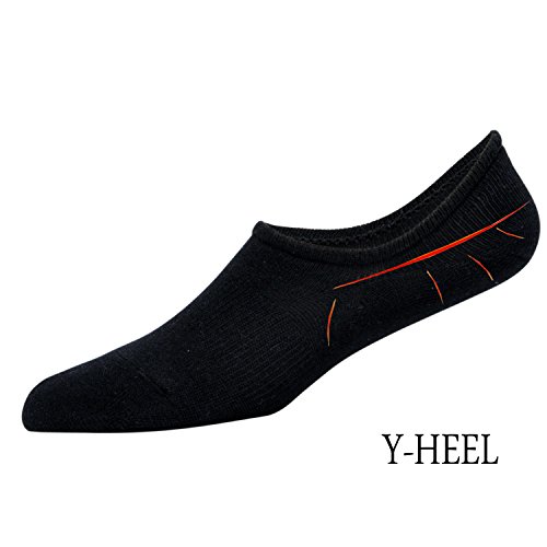 Jormatt 6 Pairs Men No Show Low Cut Socks Non-Slip Women Athletic Sneaker Socks Comfort 100% Cotton Casual Invisible Socks, Mens Shoe Size 6-10 #TOP5