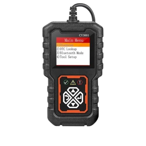 CY3001 Professional 2 Scanner | Engine/ABS/SRS Diagnostics w/Real-Time Data Stream | Elm327 Chip for Android/iOS | Car/Truck