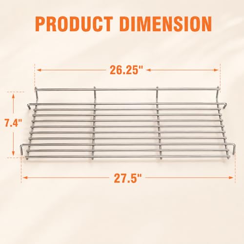 Image of SafBbcue Griddle Warming /Cooling Rack for Dyna Glo DGH474CRP DGH483CRP DGH474CRN-D DGH474CRN Grill Parts Fit for Dyna-Glo 5 Burner Grill, Grill Grate Replacement & Grill Tray