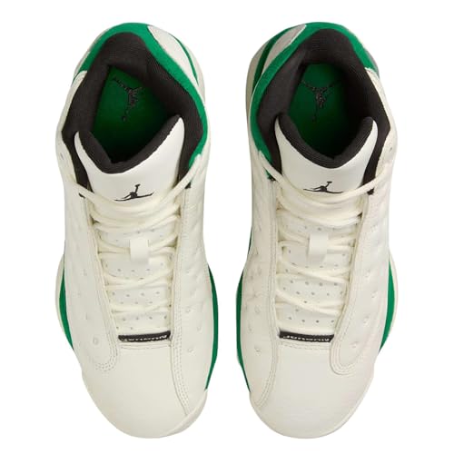 Air Jordan 13 Retro Court of Legends Preschool Lifestyle Shoes (Sail/Black/Pine Green)4
