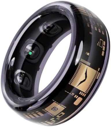 VERTU META Ring Transparent Crystal Glass Smart Ring,Wearable Art...