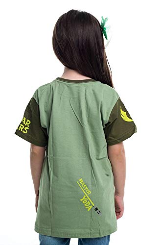 Camiseta Star Wars Yoda Infantil, Piticas, Criança Unissex, Verde, 8