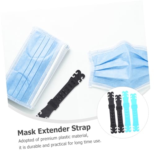 Gatuida 20Pcs Máscara Anti-Queda Brincos Ganchos Brinco Ganchos Máscaras Cordão Com Clipe Máscara Fa
