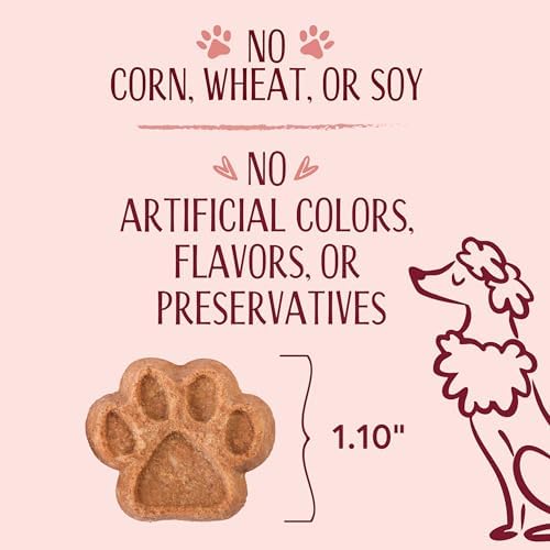 L'artisan Canine Barkerie Dog Treats | Healthy Crunchy Sweet Potato & Salmon Dog Biscuits | French Recipe Dog Snacks | Made in USA | 8oz Treat Pouch | Suitable for All Dogs — view 6