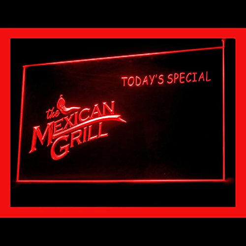 110190 Mexican Grill special menu Display LED Light Neon Sign