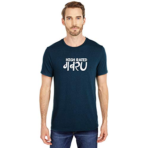 Image of T-Shirt for Men HIGH Rated GABRU Hindi Funny Typography tees