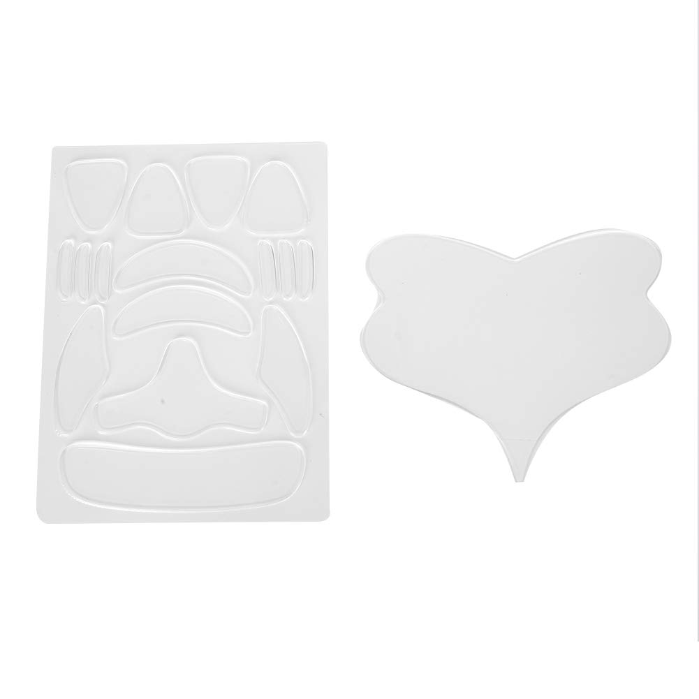 Anti Wrinkle Patches 17 Pieces Reusable Silicone Facial and Chest Wrinkle Patches for Smoothing Eye Chin Forehead Wrinkles Smile Lines