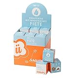 Schlürf „Fiete' – Aromatischer BIO Kräutertee mit Wasserminze und Eisenkraut – Gastro-Qualität – 27 PLA Pyramidenteebeutel – PLA-Teebeutel auf Basis pflanzlicher Rohstoffe – Einzeln kuvertiert