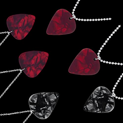MéDiator De Guitare Eddie Munson 6 Morceaux Pendentif Pour Amateur Musique Str-anger Things Collier SéLection Avec Basse… - Les Beatles, Paul McCartney, John Lennon, RIngo Starr, George Harrison MéDiator De Guitare Eddie Munson 6 Morceaux Pendentif Pour Amateur Musique Str-anger Things Collier SéLection Avec Basse…
