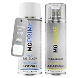 MG PRIME Bomboletta spray di Vernice per auto per Mini 899 Aspen White +2K
