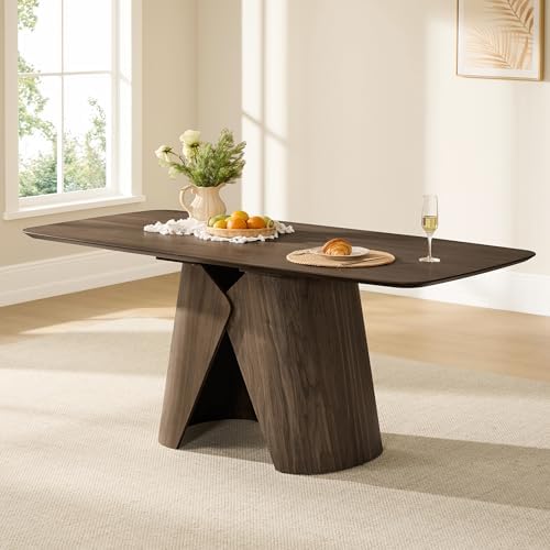 CHITA 71" Modern Dining Table for 6-8, Rectangle Dining Table...