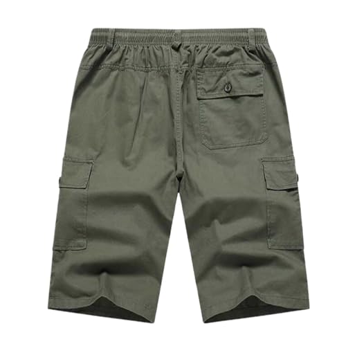 Short cargo homme coton anti transpirant fermeture éclair été