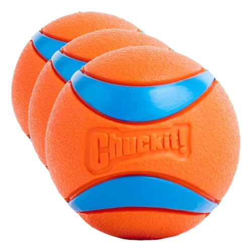 Chuckit! Pelotas De Juguete para Perros Ultra Ball M 6 cm 1 Pack (Paquete de 3)