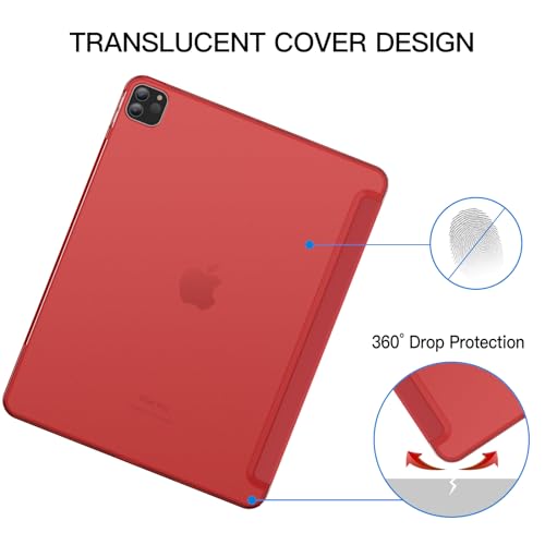 Image of JETech Case for iPad Pro 12.9 inch 6th /5th Gen (2022 /2021), Red