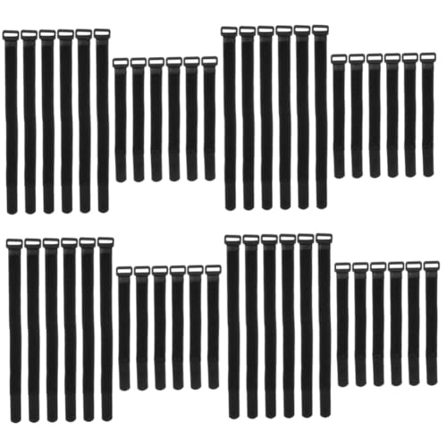 HANABASS 4sets Strapping Securing Cinch Straps Wheel Strap Bike Wheel Stabilizer Strap Adjustable Bike Cinch Straps Bike Straps for Rack Bike Rack Straps Tire Buckles Full Nylon 12pcs*4