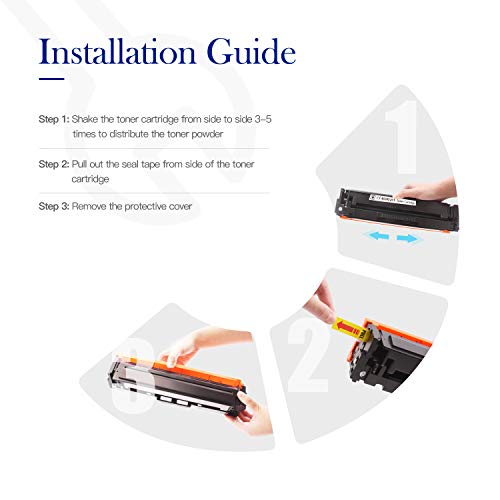 Valuetoner Compatible Toner Cartridge Replacement for HP 201X 201A CF400X CF401X CF402X CF403X CF400A for Color Laserjet Pro MFP M277dw M252dw M277n M277c6 M252n M277 (Black, Cyan, Magenta, Yellow)