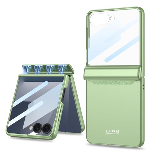 Coque Galaxy Z Flip 7 5G menthe avec protection charnière intégrée