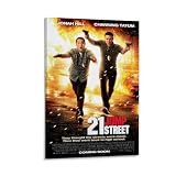 21 Jump Street Action Comedy Movie Poster (3) Canvas Poster Bedroom Decor Office Room Decor Gift Frame-style 24x36inch(60x90cm)