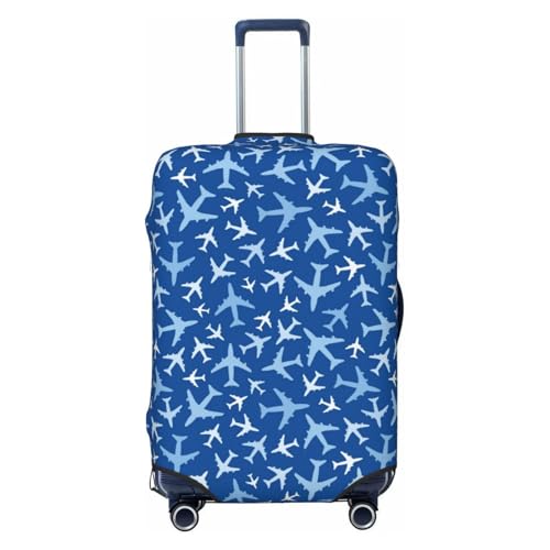 Airplanes In The Sky For Travel Luggage Cover Suitcase Protector Fits 18-32 Inch Travel Luggage Protector Elastic Luggage Anti-Scratch Suitcase Cover