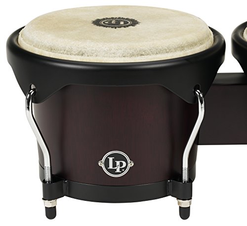 Latin Percussion Lp601Ny-Dw Lp City Wood Bongos - Dark Wood 7-Inch #TOP4