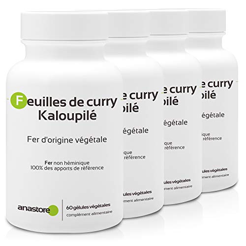 HIERRO DE ORIGEN VEGETAL (Murraya koenigii) * OFERTA 3+1 GRATIS * 233.5 mg / 60 cápsulas *...