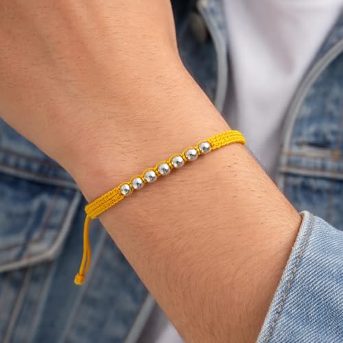Image of 925 Silver Beads Rakhi for Rakshabandhan Stylish Silver Beads Rakhi for Brother with Roli and Chawal.