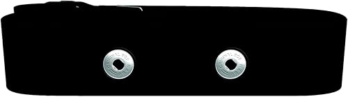 Correa suave para monitor cardíaco, reemplazo de Estado Unidos, (funciona con transmisor polar y garmin)., XXXL, Negro, 1