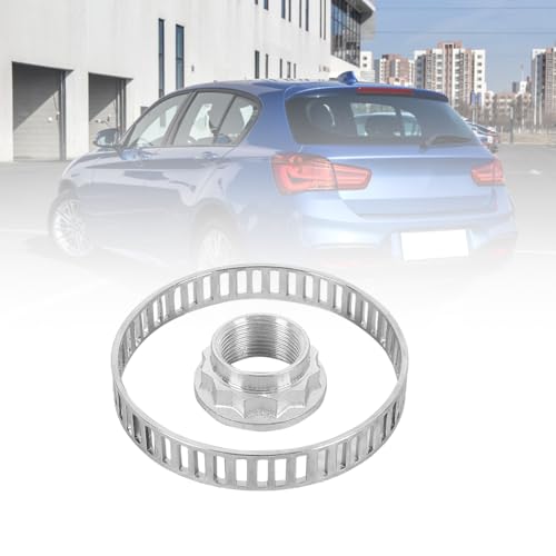 Gutol Hinterer ABS-Ring & Antriebswellen-Nabenmutter (33406799223) – Ersatz für 1/3/5/Z4-Serie (E34/E36/E46/E81/E82/E85/E86/E87/E88/E90/E91/E92/F30)
