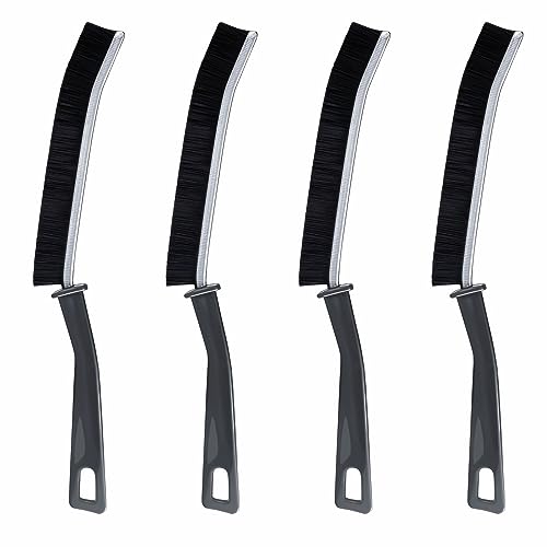 Image of 4 PCs Hard-bristled Crevice Cleaning Brush, Gap Cleaning Brush, Grout Brush for Kitchen, Bathroom, Bathtubs
