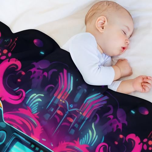 Manta de franela de Game Controllers para sofá suave y cálida de 140x180 cm 4