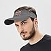 I'm A Mom Girlfriend and Veteran - US Flag Patrioitc Veteran Golf Sun Fashion Cap for Men Fashionable Visor Hat Light Grey